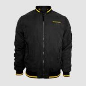 black jacket top